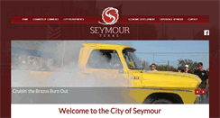 Desktop Screenshot of cityofseymour.org