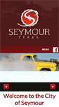 Mobile Screenshot of cityofseymour.org